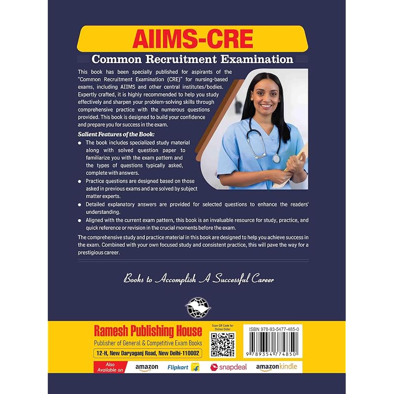 AIIMSCRE: Nursing Officer/ANM/Staff Nurse & All Nursing Based Posts (Common Recruitment Examination) Guide