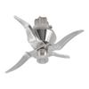 Stainless Steel Blender Blade with Measuring Cup Lid Juicer Mixer Replacement Part for Vorwerk