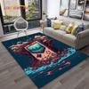 Game Boy GamePad Ретро игровая консоль Коврик для дома Гостиная Спальня Диван Коврик Декор, детский коврик Нескользящий напольный коврик