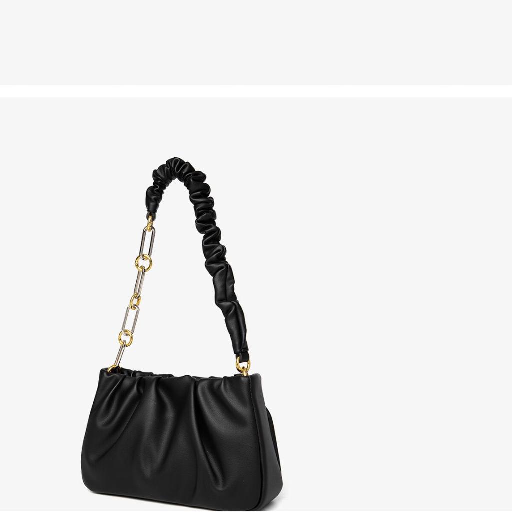 Женская сумка Новая женская сумка через плечо Сумка через плечо с жемчужной складкой Сумка-облако Сумка подмышки Длина 26 см в ширину 8 см в высоту 16 см