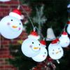 Light String Led Christmas Snowman Lamp Party Decoration Pendant Children Room