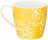 Кружка NARUMI Day+, 340 мл, Желтая, Цветочный принт, Милая, Большая, Подходит для микроволновой печи, духовки и посудомоечной машины, Поставляется в подарочной коробке, 41281-2889