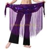 49MD Hip Wrap Hip Scarf for Indian Belly Dancer Stage Performances Waist Chain Belt