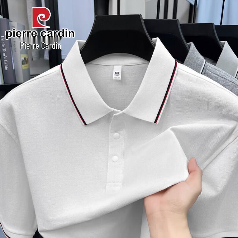 Pierre Cardin Мужская футболка-поло из чистого хлопка