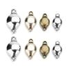 5sets/lot Strong Strong Magnetic Clasps fit  8*14/12*20mm Leather Bracelet Buckle Connectors Hook For Jewelry Making Wholesale