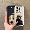 Забавный чехол для телефона с щенком для iPhone 16 15 14 13 12 11 Pro Max Mini X XR XS SE20 8 7 Plus Силиконовые чехлы Бигль Вельш-корги
