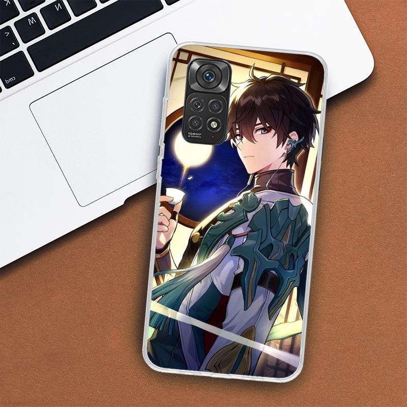 Чехол для телефона Honkai Star Rail Dan Heng для Xiaomi Redmi Note 13 12 12S 11 11S 10 10S 9 9S 11T 11E Pro Plus 8 8T 7 + чехол