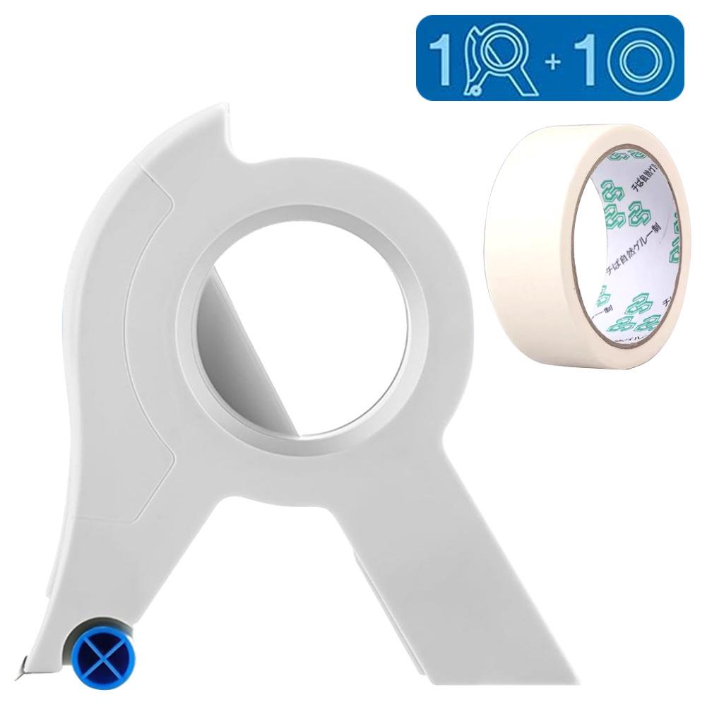 New Painter Masking Tape Applicator Dispenser Machine Adhesive Tape with Tape Cutting Tool for Repair and Beautify Crack In Tile