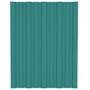 Roof Panel 36 Pcs Green 60 x 45 cm Galvanized Steel