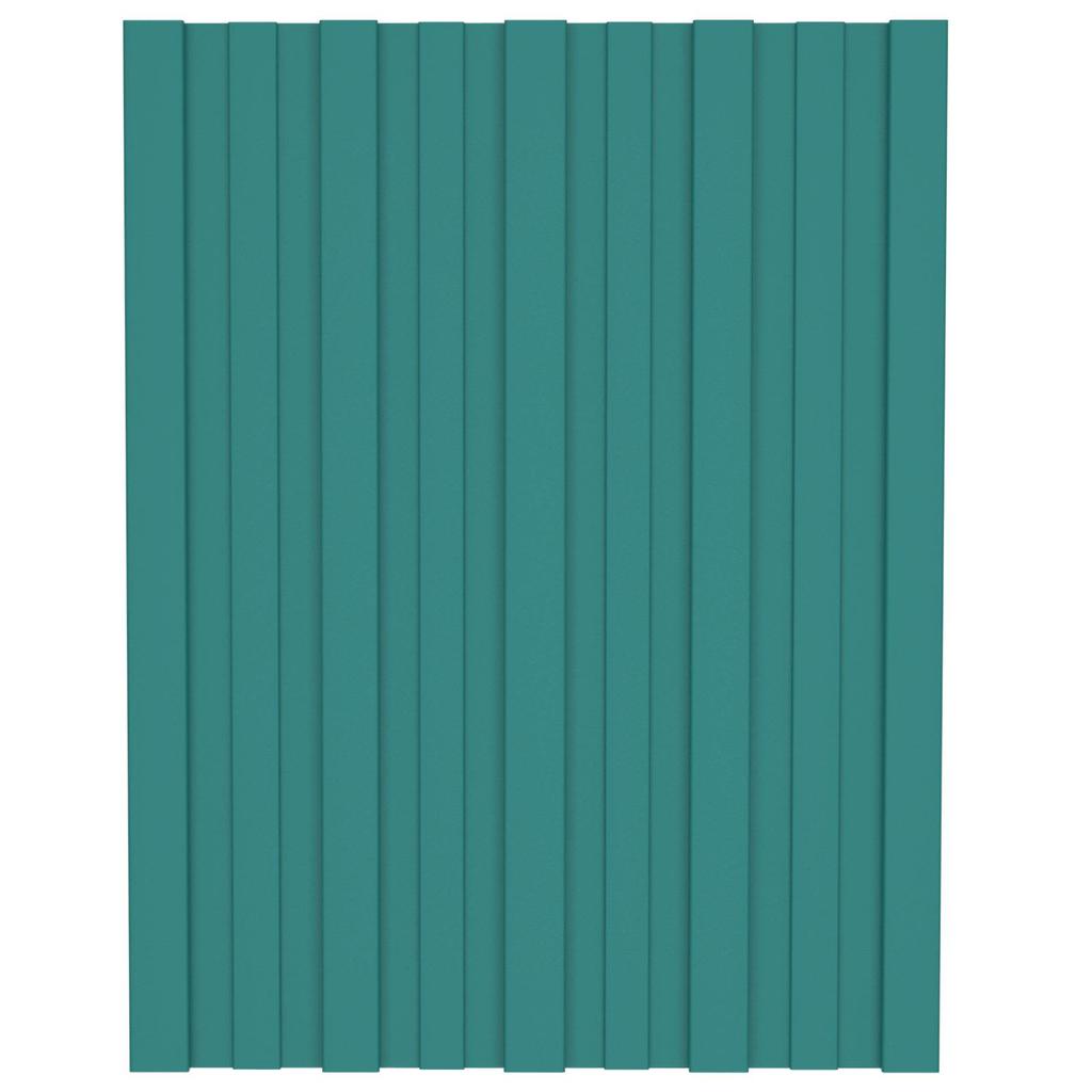 Roof Panel 36 Pcs Green 60 x 45 cm Galvanized Steel