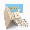Shogi Board Set Go Labo Original P Made with 2 Netsuke Shinkatsura No. 6 Folded Shogi Board and the Most Popular Wooden Shogi Piece Wooden Shogi Set