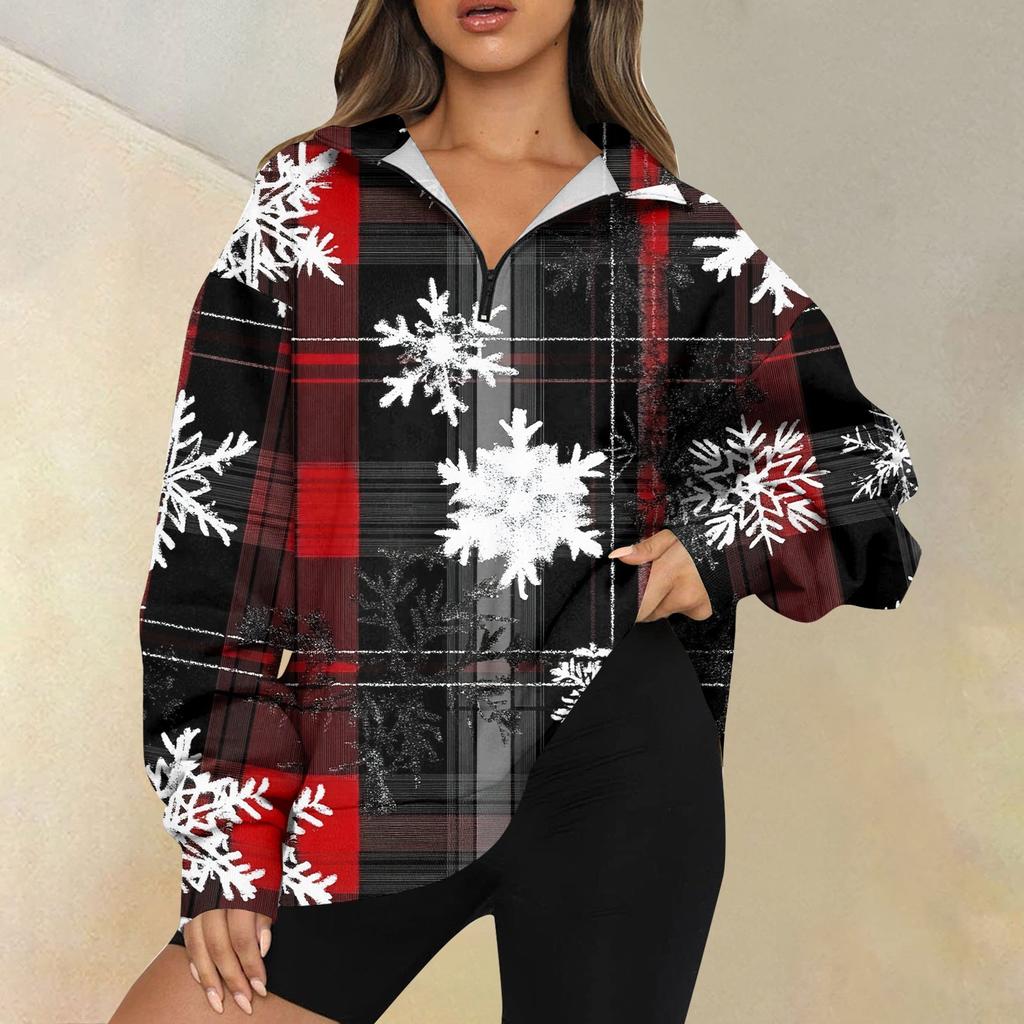 Женская повседневная мода с длинным рукавом и принтом, свободный свитшот на молнии