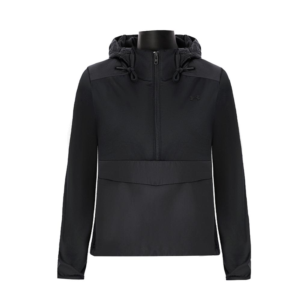 Under Armour Спортивная тренировочная беговая облегающая куртка с молнией до половины, женские куртки 1382157-001