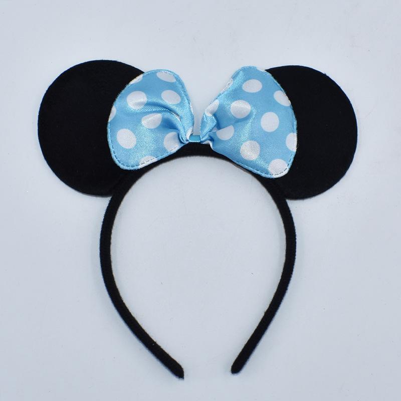 Cute Bow Mouse Ear Headbands for Girls Cartoon Hair Accessories with Lovely Design