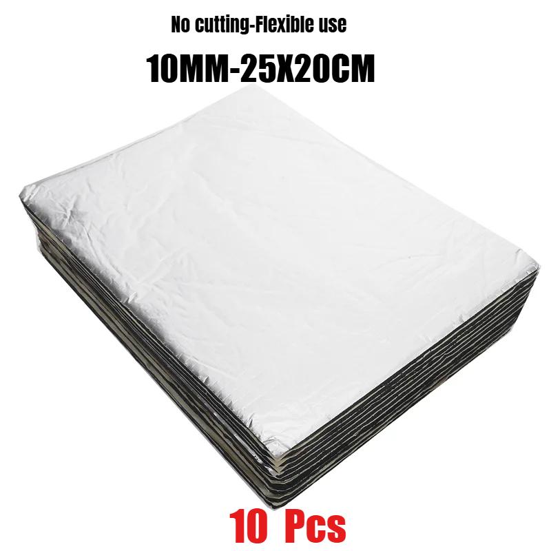 5/10Pcs 5/10MM Car Sound Deadener Heat Insulation Mat for Auto Van Sound Proof Deadening Insulation Mat Car Accessories Interior