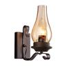 Industrial  Farmhouse Wall Light Sconce Kerosene Style Wall Lamp, Clear Glass Lampshade, for Bedroom Bedside Corridor Bar