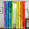 Дешевые ослепительные радужные красочные современные высокие затемняющие оконные шторы для гостиной спальни декор затемняющий материал драпировка новый