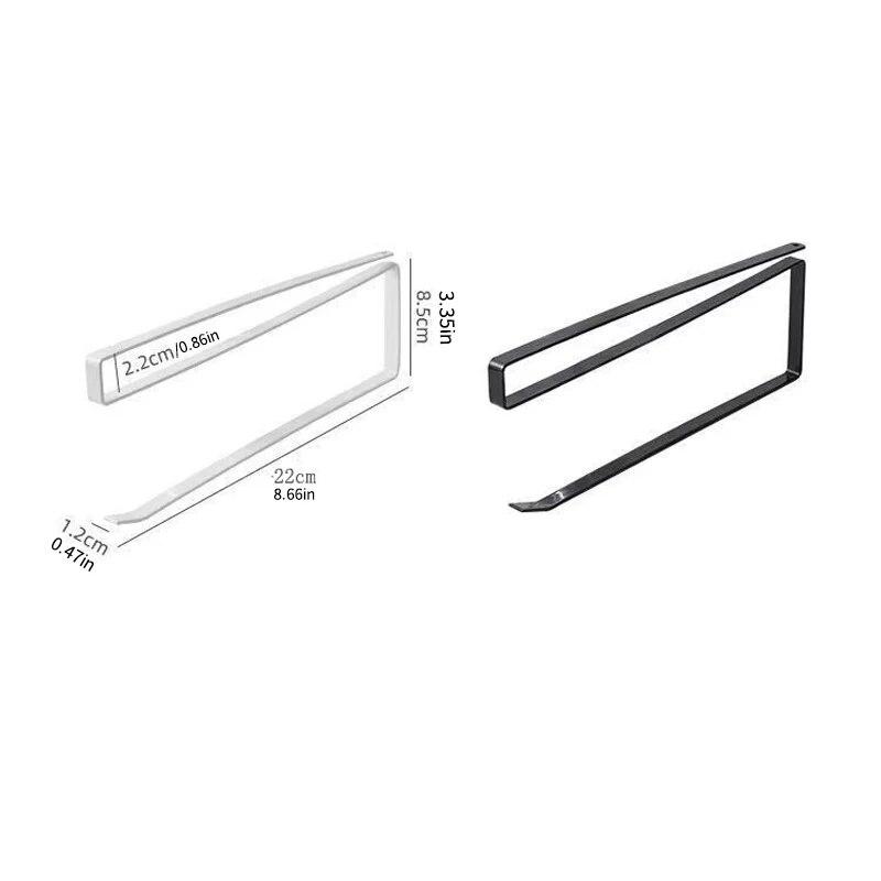 No-Punching Paper Roll Holder Towel Rack Cling Film Storage Bathroom Hanging Shelf Kitchen Tissue Accessories Organizer