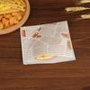 100Pcs 15x15cm Sandwich Wrappers Oilproof Disposable  Hamburger Pouch  Restaurant