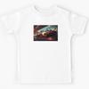Ultra Realistic Supercars Speeding On The Highway Kids T-Shirt