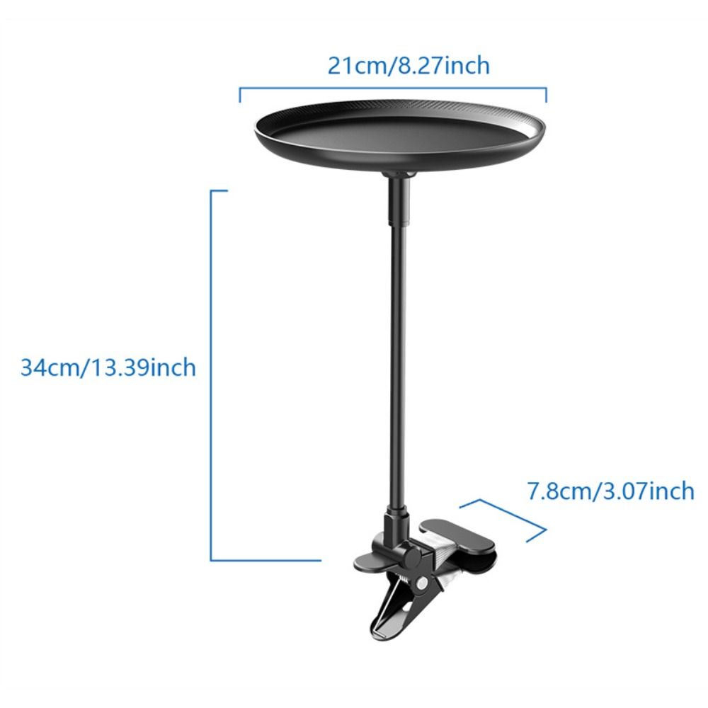 with Clamp Car Cup Holder Tray 360° Swivel Arm Car Tray Table Drink Stand  Mobile Phone Holder