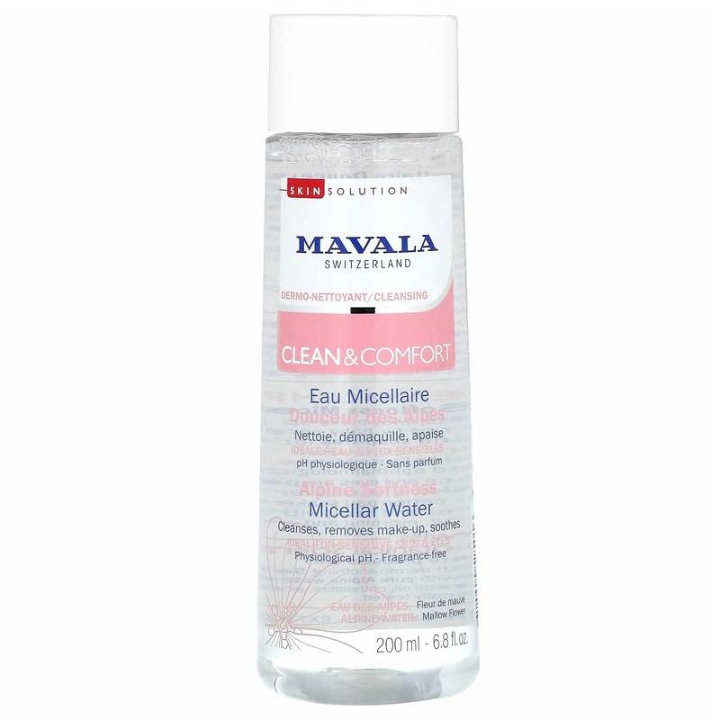 Mavala Мицеллярная вода Clean & Comfort Без отдушек 200 мл (6,8 жидких унций)