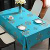 Chinese Embroidered Pvc Tablecloth Waterproof, Oil-Proof And Anti-Scalding Rectangular Tablecloth Dining Table Mat