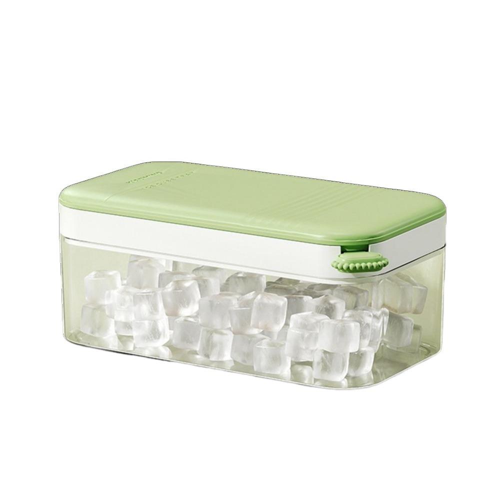 Large Capacity Ice Mould Storage Box Flip Ice Cube Molds Creative 32 Grids Ice Cube Tray Kitchen