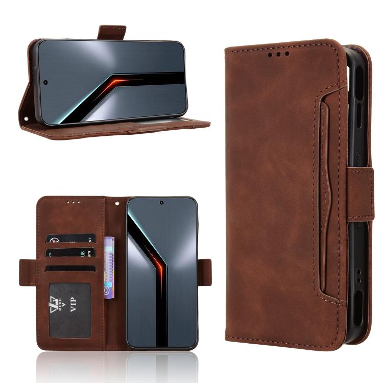 Skin Feel Calf Texture Card Slots Leather Phone Case