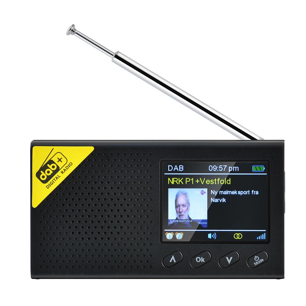 DAB-радио Автоматическое портативное радио с цифровым дисплеем Bluetooth AM-радио