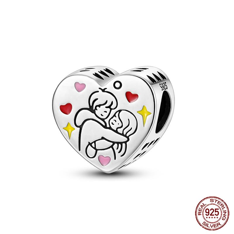 100% Медные Подвески Любовь и Мир Любовники Воздушный шар Сова Шармы Бусины Подходят для Оригинальных Браслетов Qikaola Изысканные DIY Ювелирные Изделия