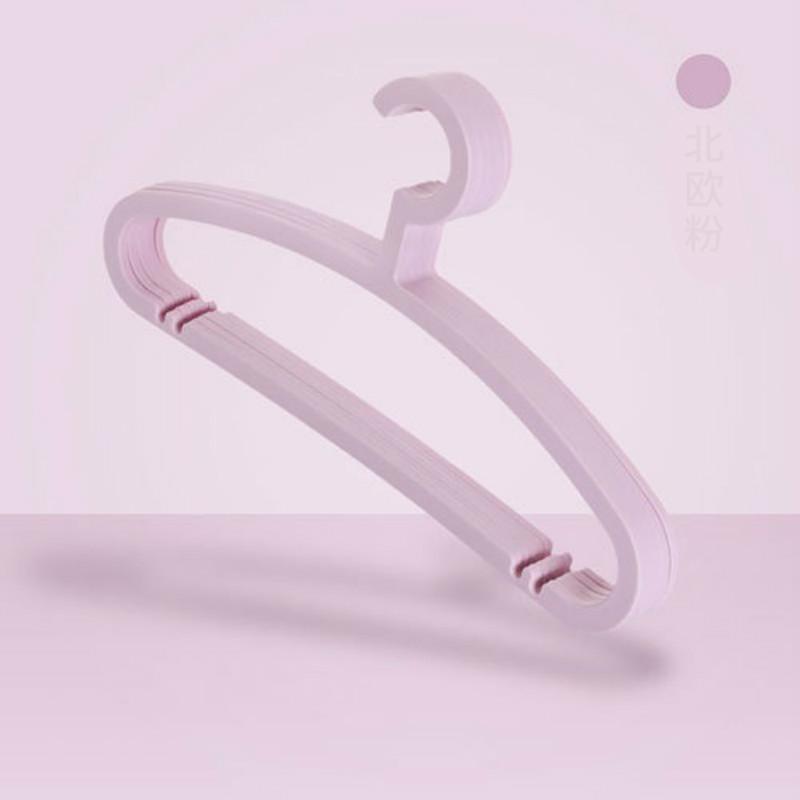 5 шт./лот, бытовые вешалки без следов, простые пластиковые вешалки для сушки, нескользящие, вешалка для сухой и влажной одежды