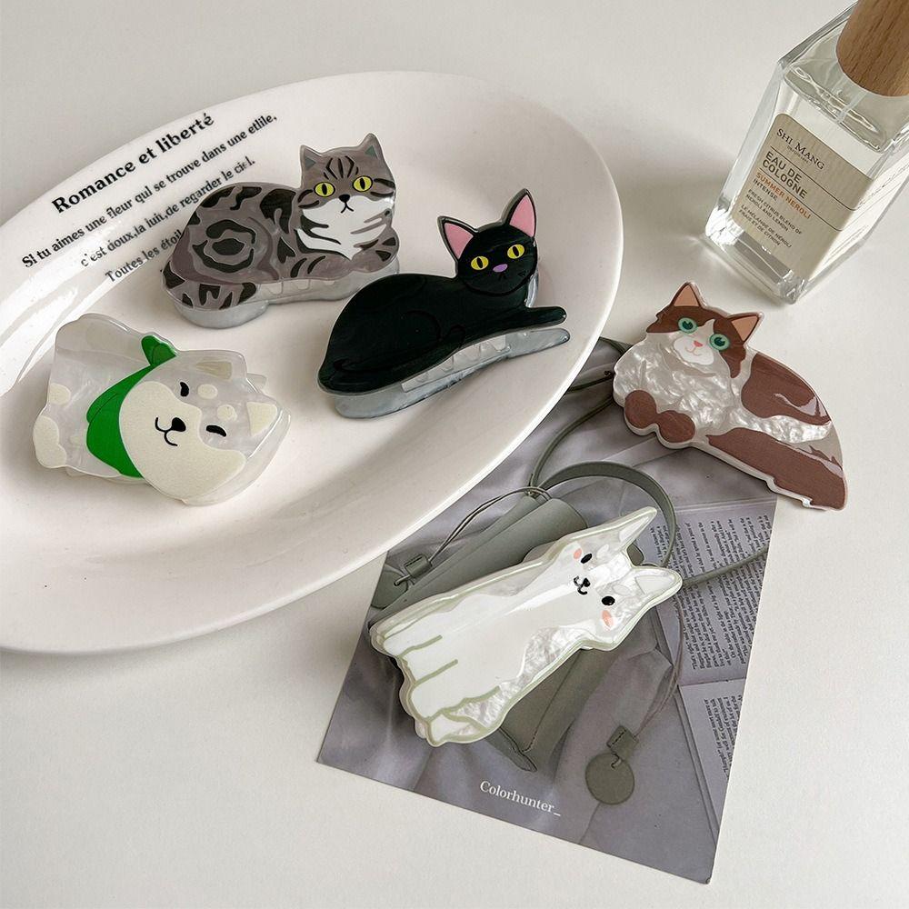 Cartoon Animal Dog Hair Claw Puppy Cat Hair Clip Fashion Girl