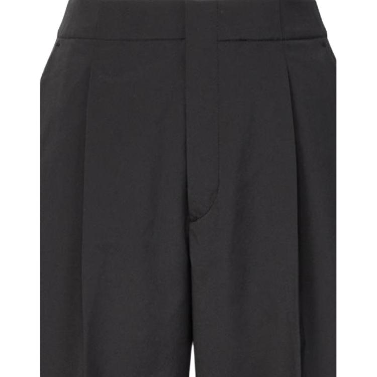 Uniqlo Однотонные плиссированные повседневные шорты Женские шорты 448575-09