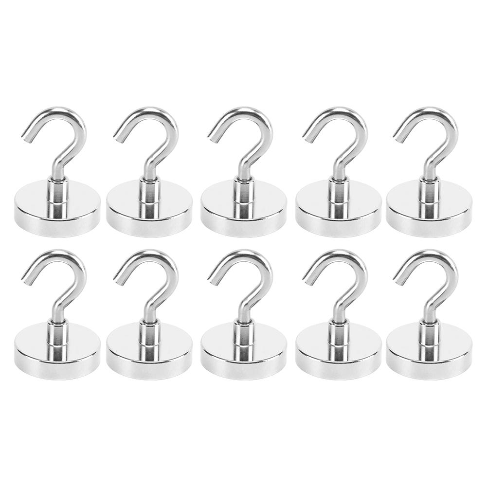 10 шт. Магнитная вешалка настенная сверхпрочная круизная вешалка многоцелевые крючки для хранения для холодильника другие магнитные поверхности