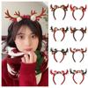 Plastic Antlers Headband Fawn Horn Christmas Elf Headband Christmas Headband  Ladies