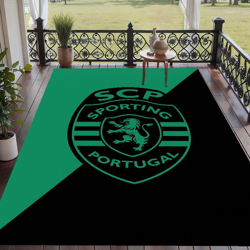Soft Floor Carpet Sporting CP FC Pattern Area Rug Decorative Mat For Home Room Decoration