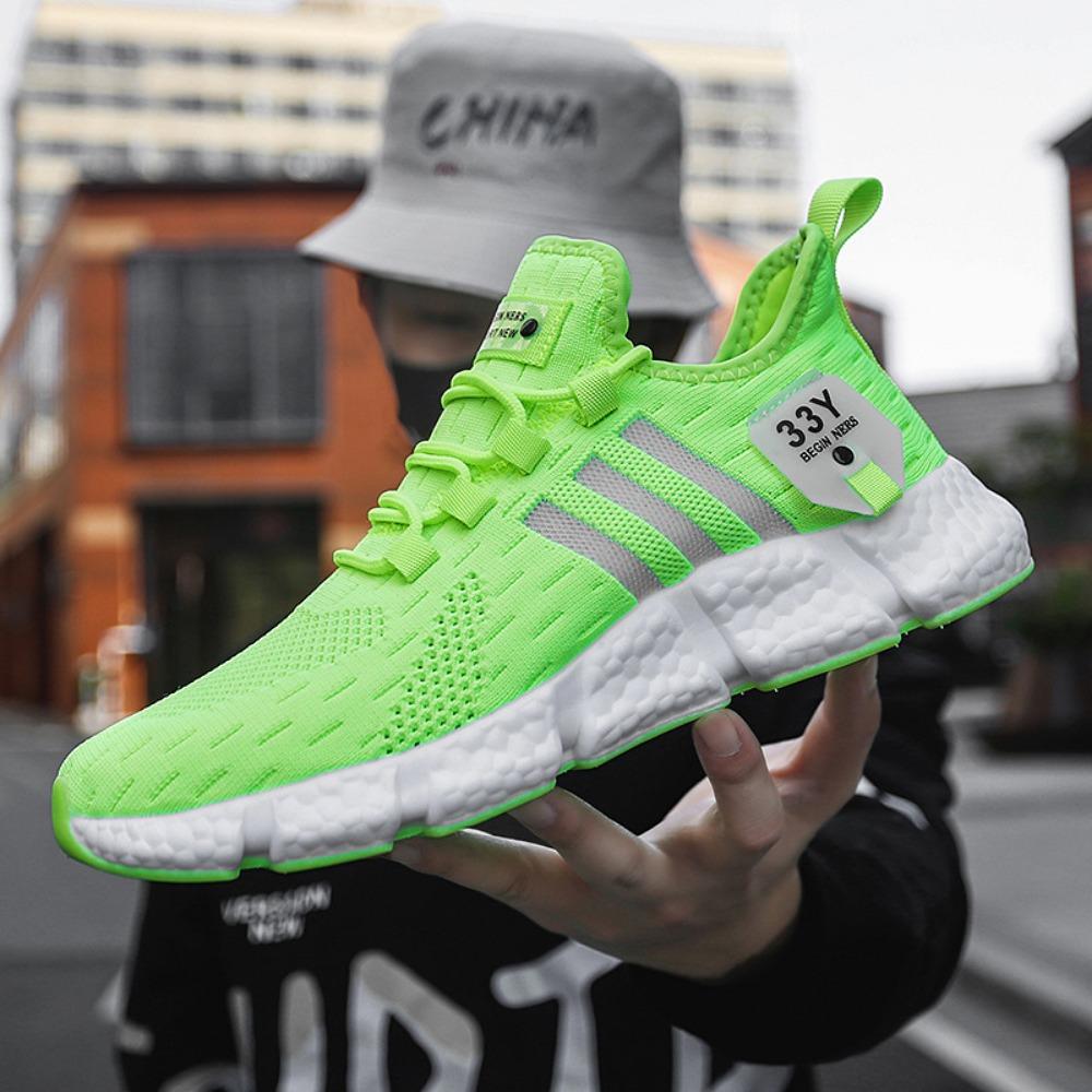 Сетчатые повседневные кроссовки, легкие, дышащие, беговые кроссовки, летняя спортивная обувь для мужчин