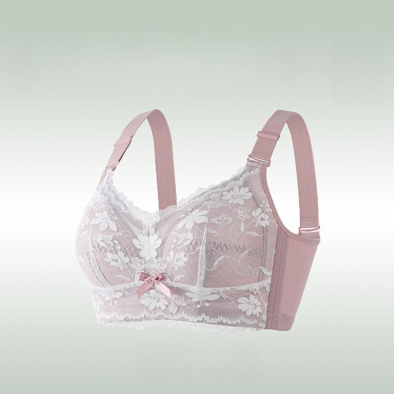 Женское нижнее белье, тонкий регулируемый бюстгальтер большого размера с полной чашкой, бюстгальтер для втягивания груди, бюстгальтер против провисания, бюстгальтер пуш-ап