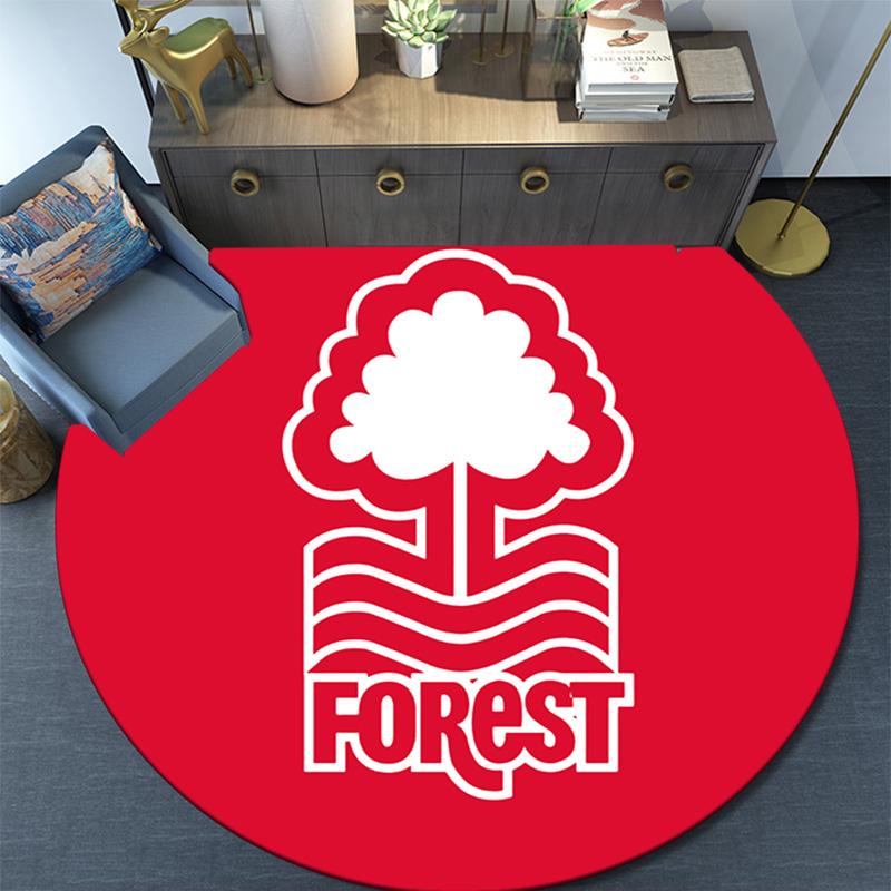 Nottingham Forest Round Area Rug Under Office Chairs Bedroom Living Room Home Decor