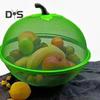 Fruit Bowl Vegetable Basket 24/28cm Metal Mesh Bowl for Washing Fruits Vegetables Snacks Tabletop Decorative Holder Kitchen Cafe Restaurant Home Use