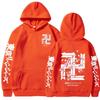 Japan Anime  Revengers Cherry Blossom Graphics Hoodies Autumn Fleece Tokyo Gang Sweatshirts Cozy Clothes Tops