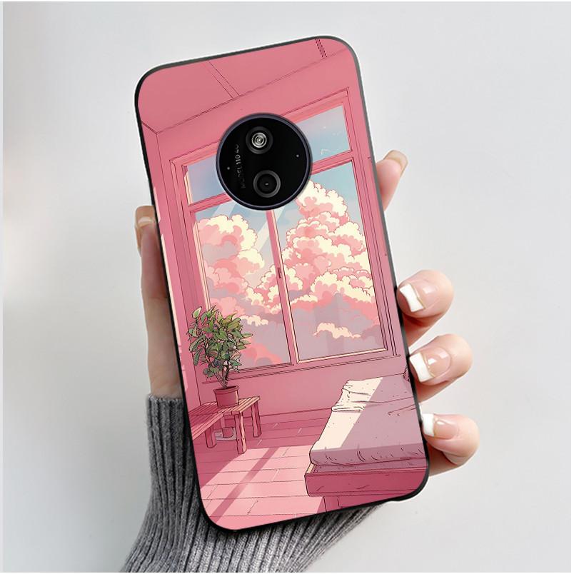 Чехол для Nokia 125 110 4G 2024 HMD 110 Чехол Эстетичный Роскошный Милый Крутой Для Мальчиков Девочек Мягкий Силикон Черный Матовый Крышка-Оболочка для Телефона