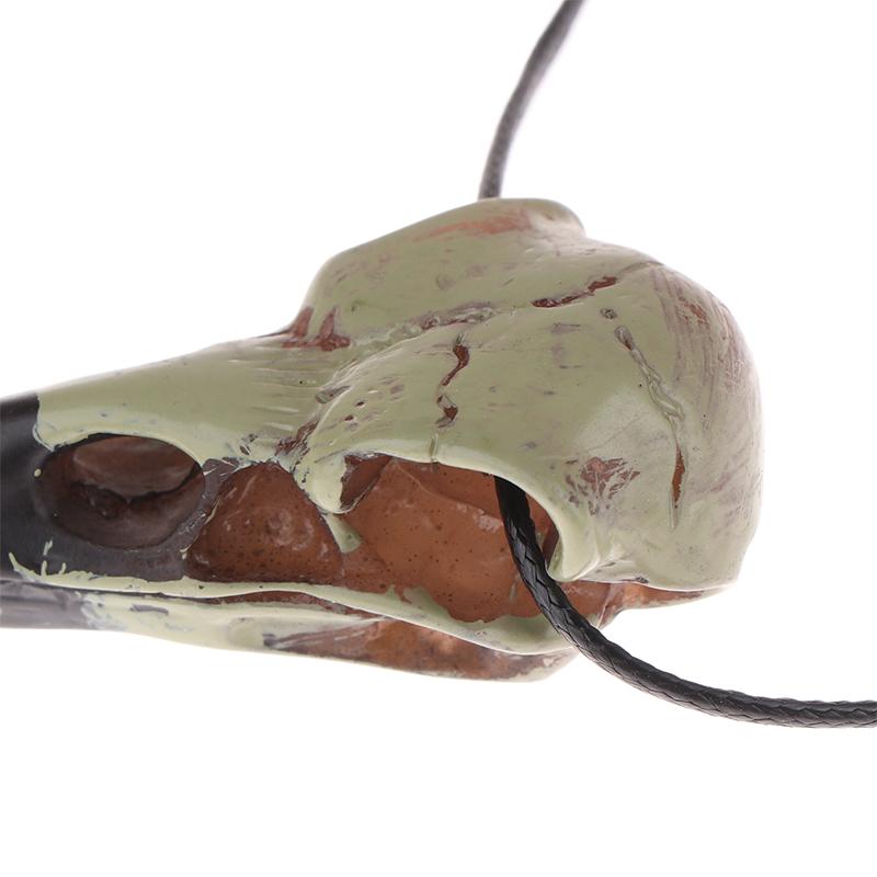 3D Готический Кулон Череп Ворона Реплика из смолы Ворон Готический Подарок Хэллоуин Кулон Череп Ворона Ювелирные изделия