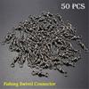 50pcs Ball Bearing Fast-lock Nice Snap Connecting Snap Swivel Connector Bearing Rolling