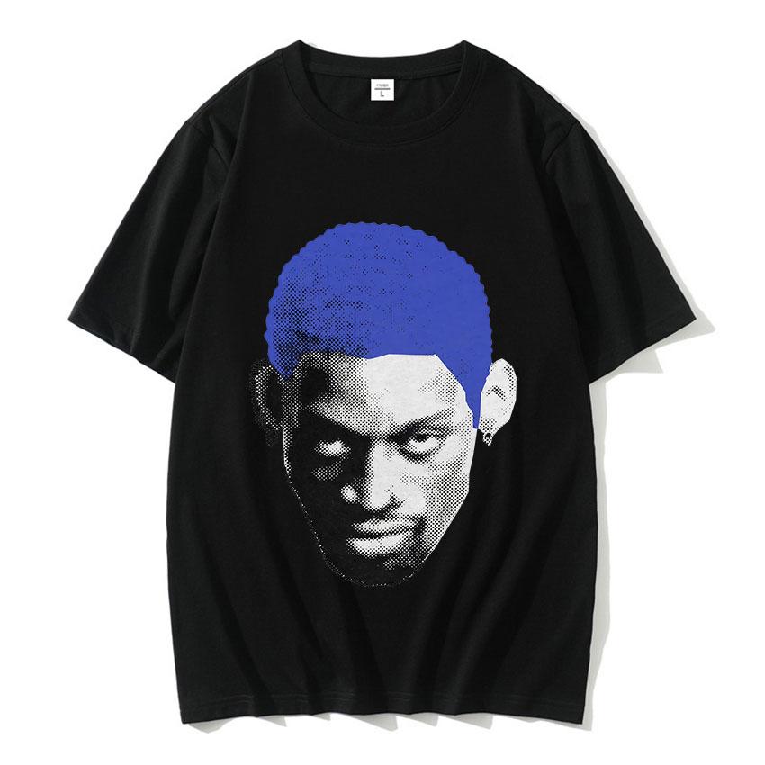 Hot Basketball Boys The Worm Dennis RodUnisex Graphic Tee Shirt Unisexs Hip Hop Fashion Punk Streetwear Male Cotton Oversized T Shirt
