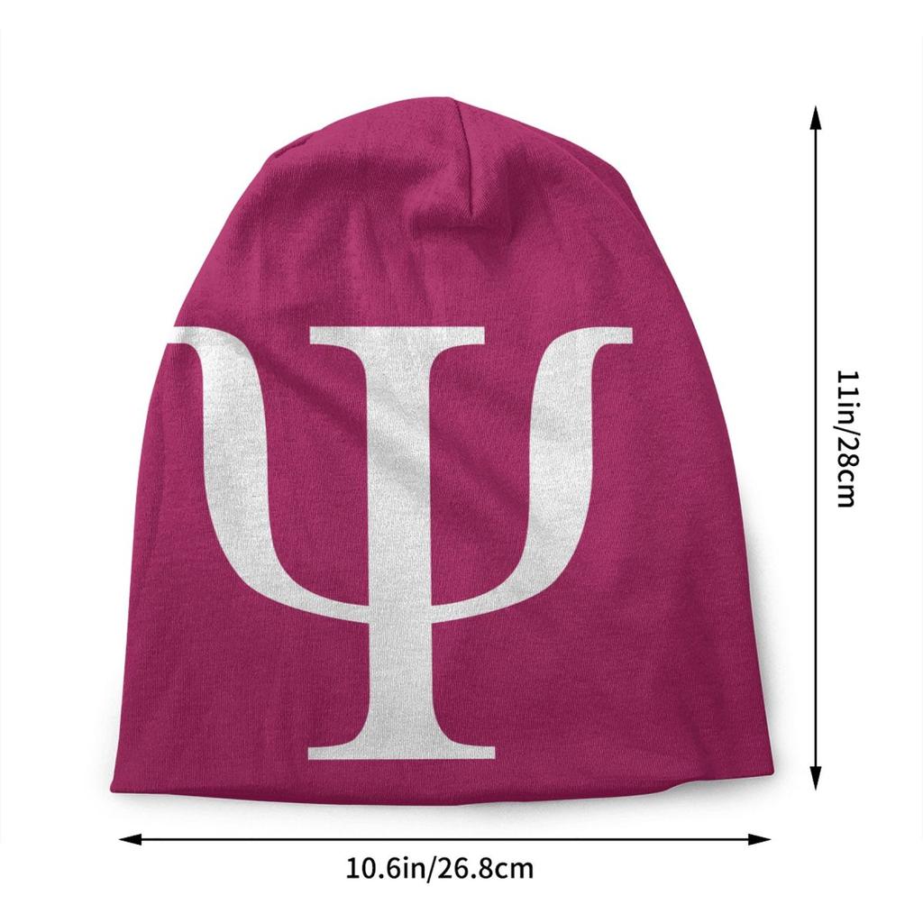 Шапки с логотипом Psi Psychology, модная вязаная шапка для женщин унисекс, зимняя теплая женская зимняя теплая шапка для психолога, подарок учителю, шапочки с черепами
