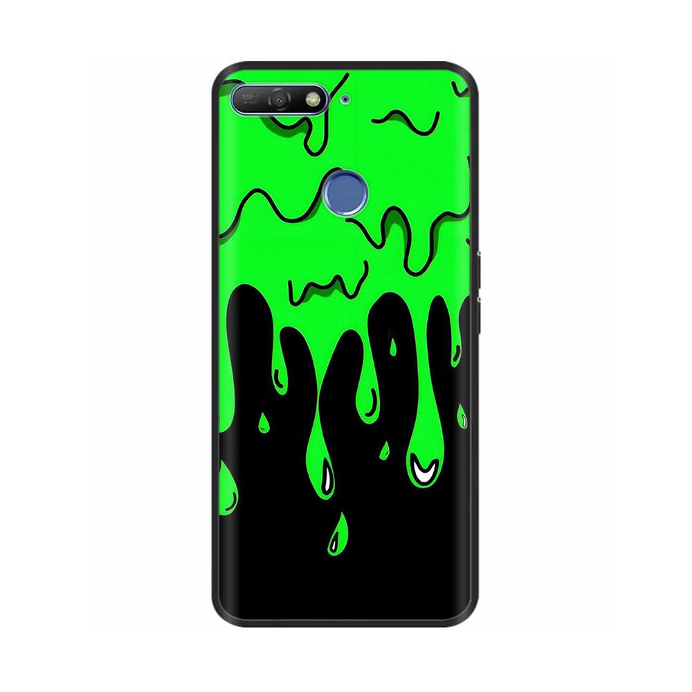 Cute Candy Painted Cover For Huawei Honor 7A Pro Case Soft Silicone Back Cover For Honor 7C Cases Honor7A Pro 5.7" Cases Bumper