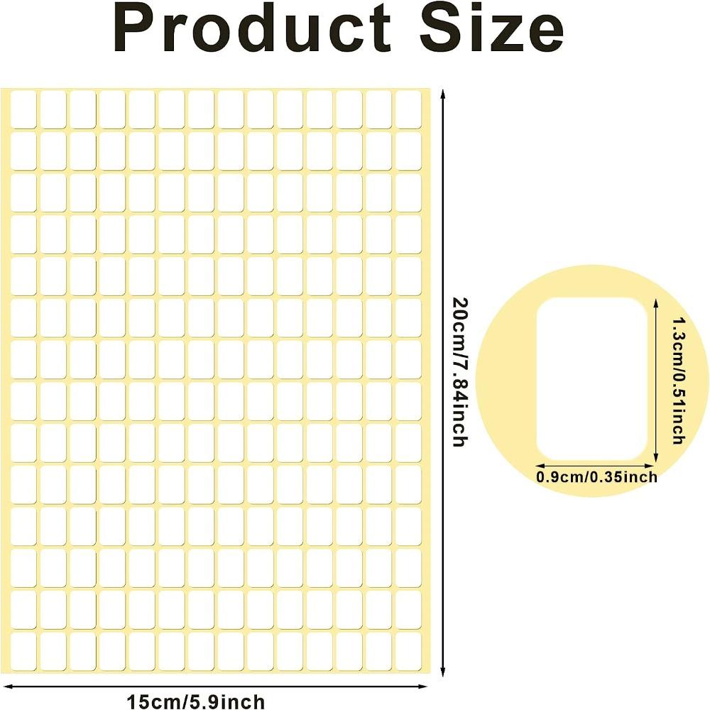 Пустые маленькие этикетки Съемные ценники Конверты Матовые этикетки Офис