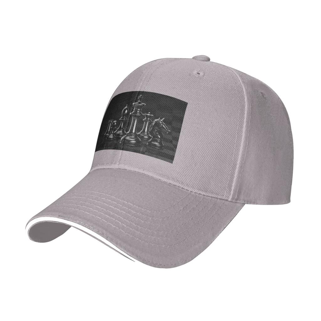 Black King Chess Thechessboard Cap Casual Baseball Caps Adjustable Hat Hip Hop Summer Unisex Baseball Hats Customizable